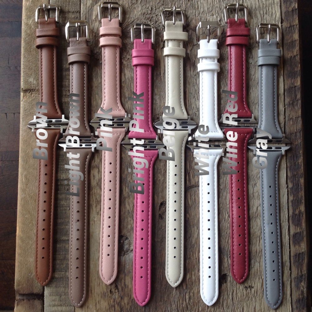 Leather Apple Watch band